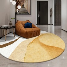 地毯生产厂家直营客厅隔音茶几沙发地垫渐变色图案圆形地毯垫批发