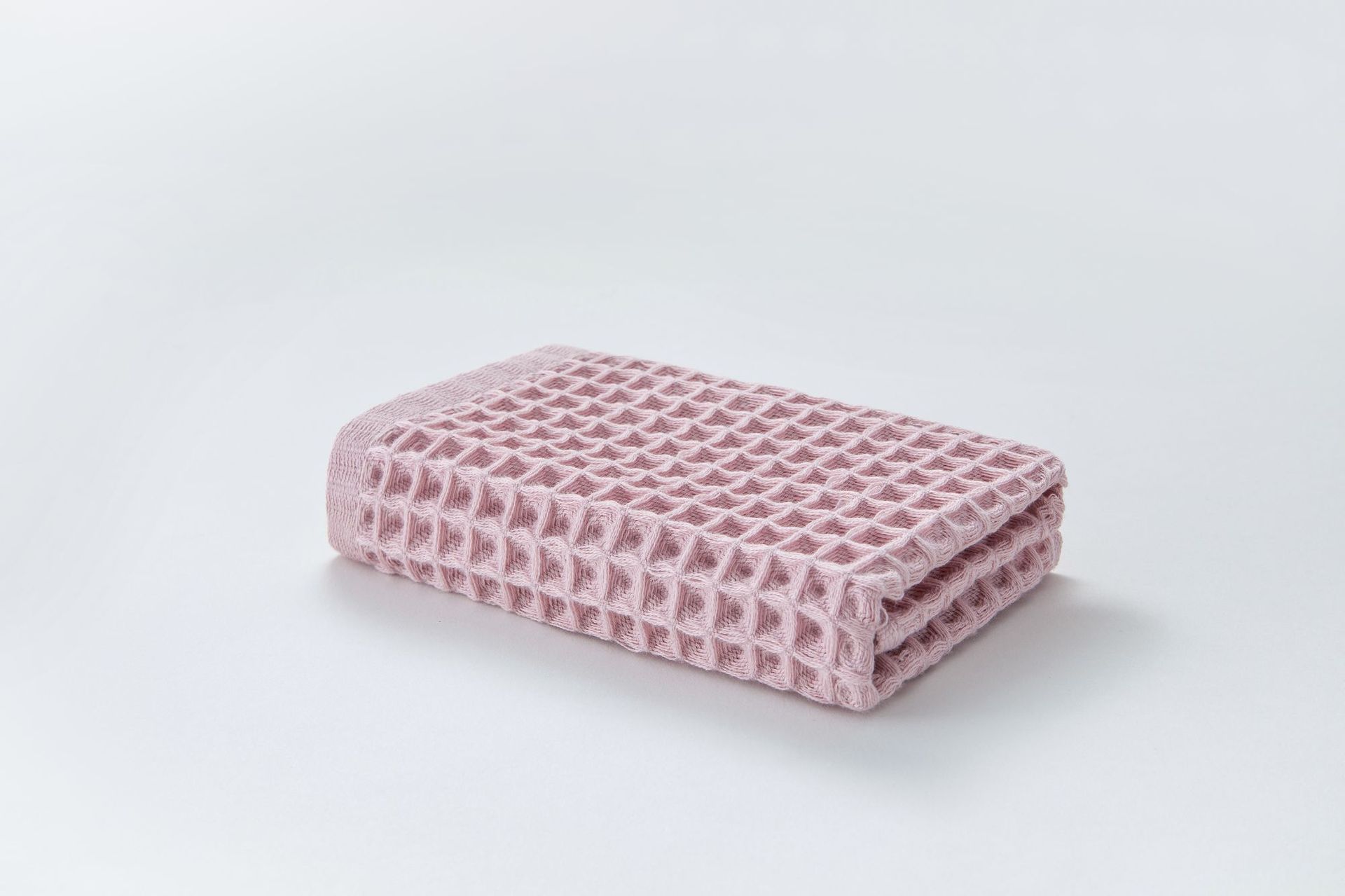 Cotton Love Pure Cotton Waffle Square Towel 40-Strand Waffle Towelette Bath Towel Plain Square Towel