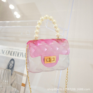 Transparent Jelly Pack Ladies Bags2023 Southeast Asia Women's Foreign Trade Bags Wholesale PVC New Jelly Bag Women