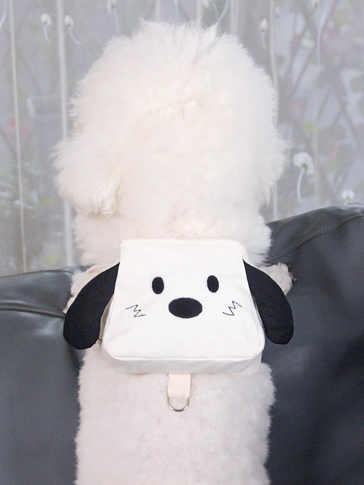 宠物狗狗自背包小型犬外出书包泰迪比熊胸背带牵引绳捡屎包零食包