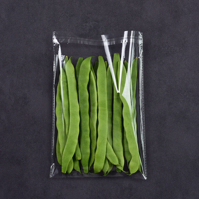 生鲜蔬菜打包袋油麦菜包装袋蔬菜包装透明自粘袋打孔透气opp袋