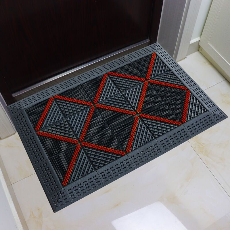 门口地垫进门塑料蹭土脚踏垫酒店室外防滑门垫店铺商用除尘地毯