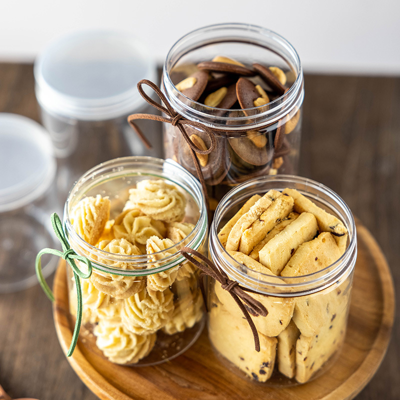 饼干包装罐 透明奶枣罐子曲奇饼干罐 饼干包装盒