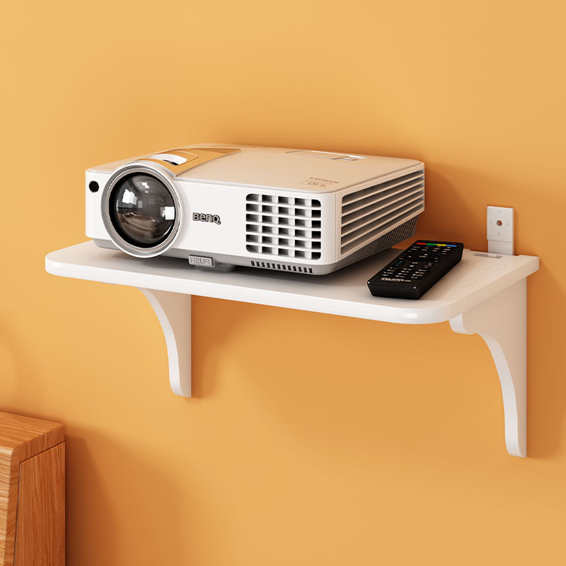 投影仪支架床头壁挂免打孔投影机置物架靠墙架子吊架桌面万落地架