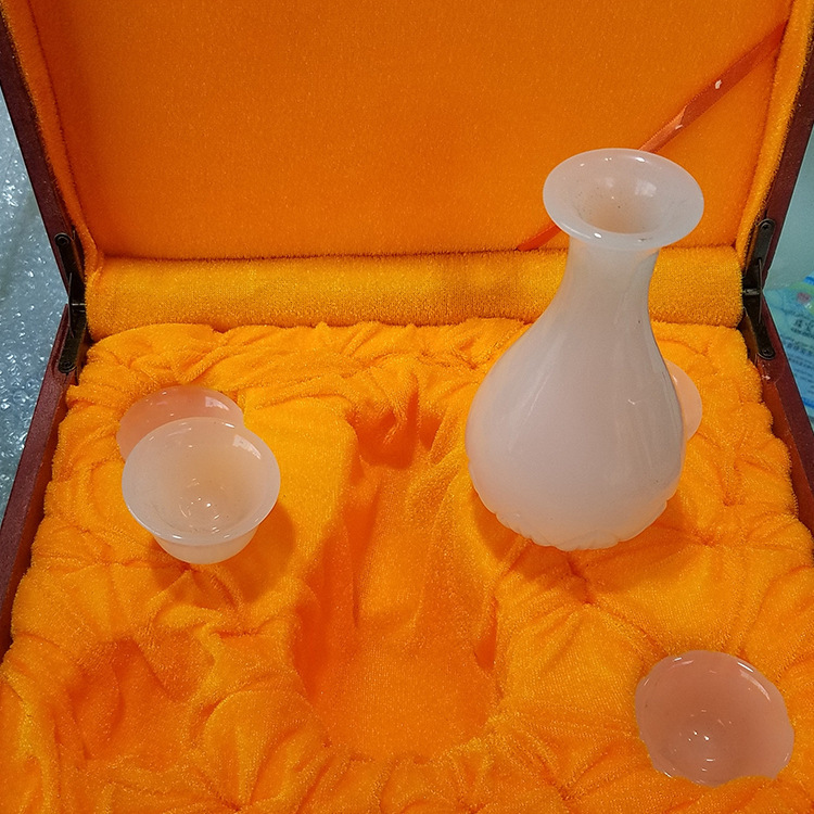 厂家批发 白玉玻璃酒杯 分酒器 茶盘套装 江湖地摊热销产品 酒具
