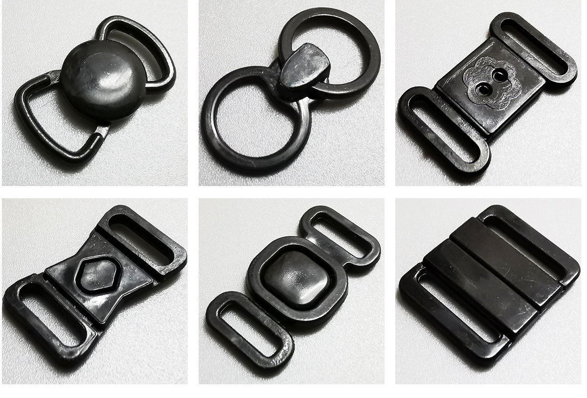 供应内衣辅料塑料平面对扣 锌合金电镀胸前对扣 服装塑胶按压扣