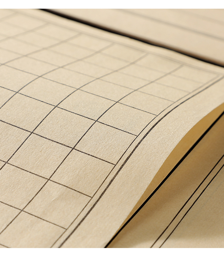 仿古小楷日课纸半生半熟宣纸书法用纸方格竖行书法作品练习纸批发