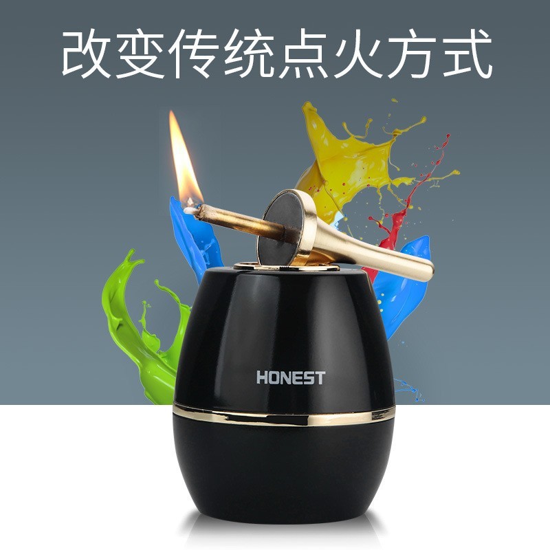 百诚家用办公室万次火柴烟灰缸时尚网咖酒店 创意个性USB充电开关