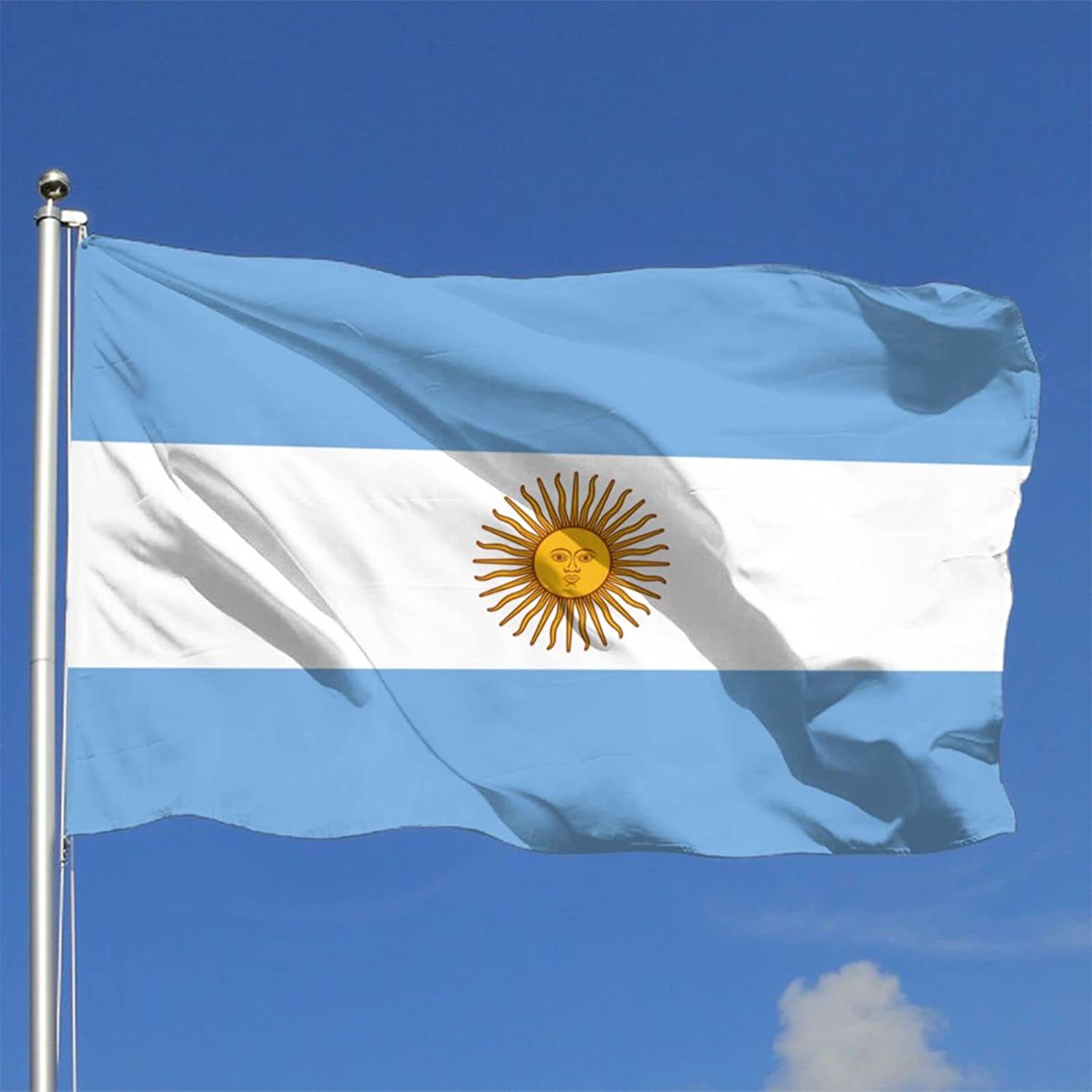 阿根廷国旗 4号旗帜90*150cm 世界各国国旗 跨境货源-阿里巴巴