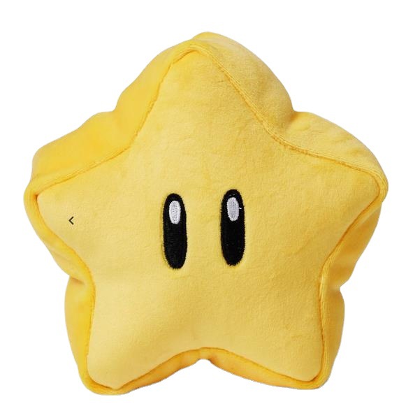 跨境新品 mario lumalee plush 小蓝星星 马里奥毛绒玩具玩偶公仔