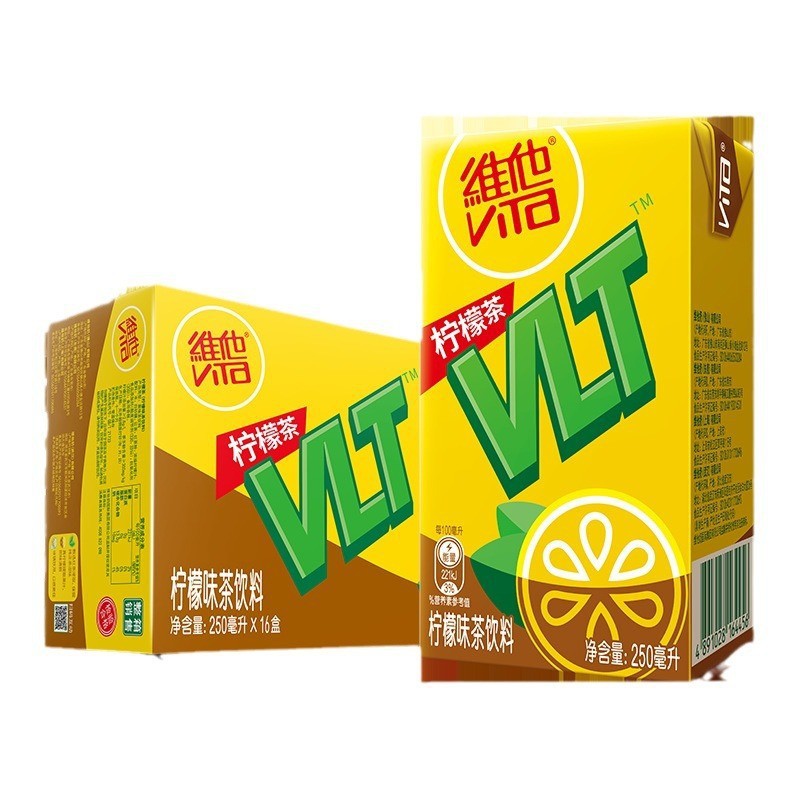 维他奶维他经典柠檬味茶饮料250ml*16盒柠檬茶整箱装家庭备货年货
