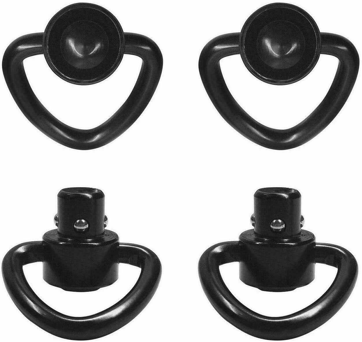 1寸钢制桃心型qd背带扣 可旋转qd快拆背带吊环金属扣环 现货 跨境