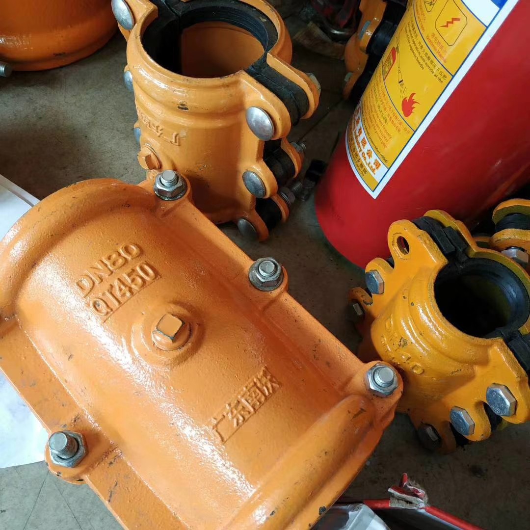 球墨铁开边快接镀锌水管道破裂损坏抢修器快速接头dn50-200哈夫接