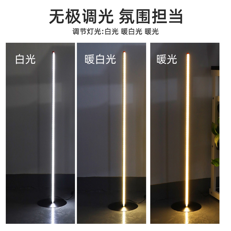 Floor Lamp Ins Simple Nordic Living Room Bedroom Table Lamp Creative Hotel Bedside and Sofa Decorative Corner Ambience Light