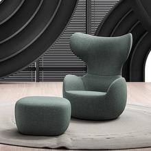 现代简约网红沙发椅办公客厅休闲单人沙发椅设计创意时尚接待沙发