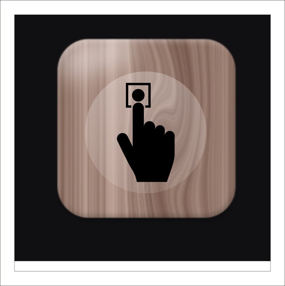 bb4c批发开门按一下手指按钮标志出门开关提示贴纸提醒标识平