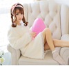 Korean Edition princess Nightdress lovely Sweet Flannel thickening winter Sherpa pajamas Coral Home Furnishings