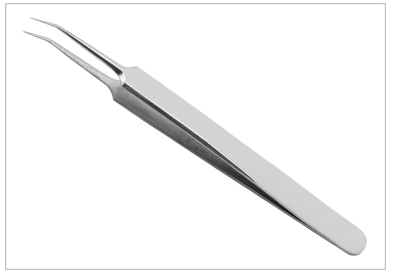 新品细胞夹 不锈钢粉刺夹 痘痘夹 美容粉刺针黑头夹 弯头细胞夹