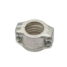 厂家供应EN14420-3(DIN2817)安全管夹 75*8双螺栓遁构机管箍