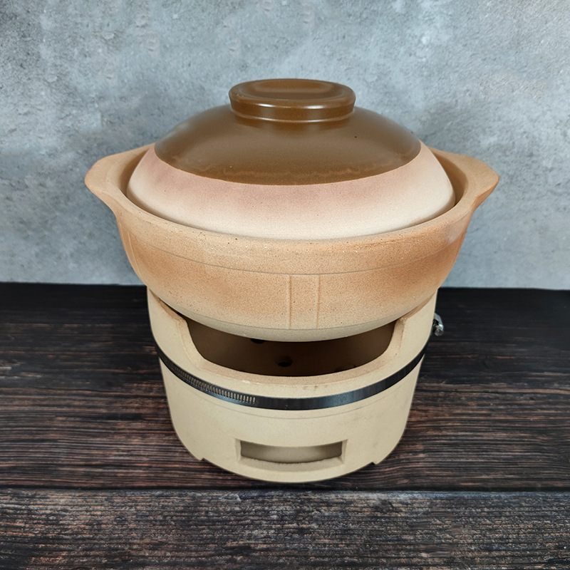 手工红泥炉耐高温木炭炉老式碳炉泥炉炭炉火锅瓦片烧烤炉子打边炉