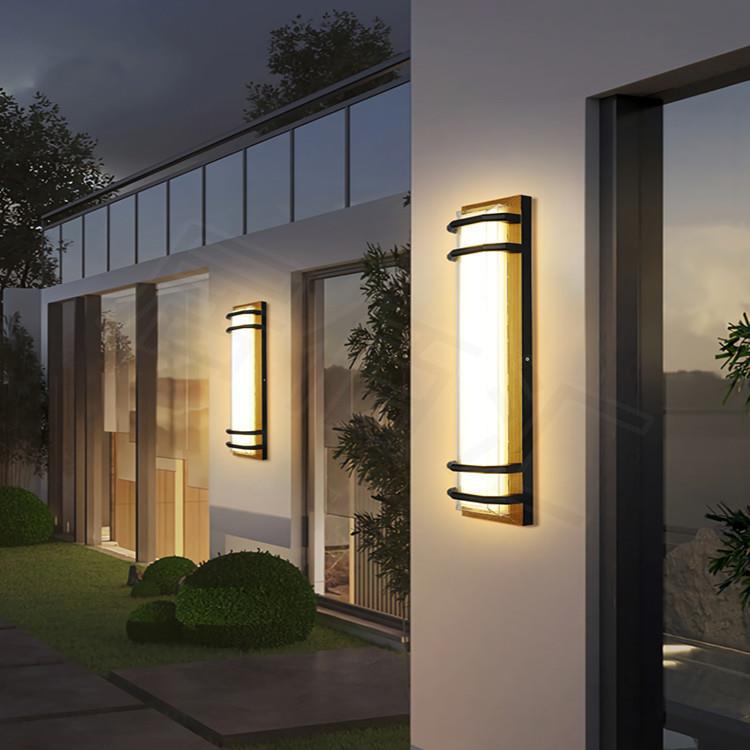 Outdoor Wall Lamp Villa Courtyard Exterior Wall Hotel Door Strip Simple Wall Lamp Outdoor Corridor Waterproof Lamp