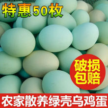 新鲜乌鸡蛋绿壳蛋农家散养土鸡蛋笨鸡蛋月子蛋柴鸡蛋整箱批发