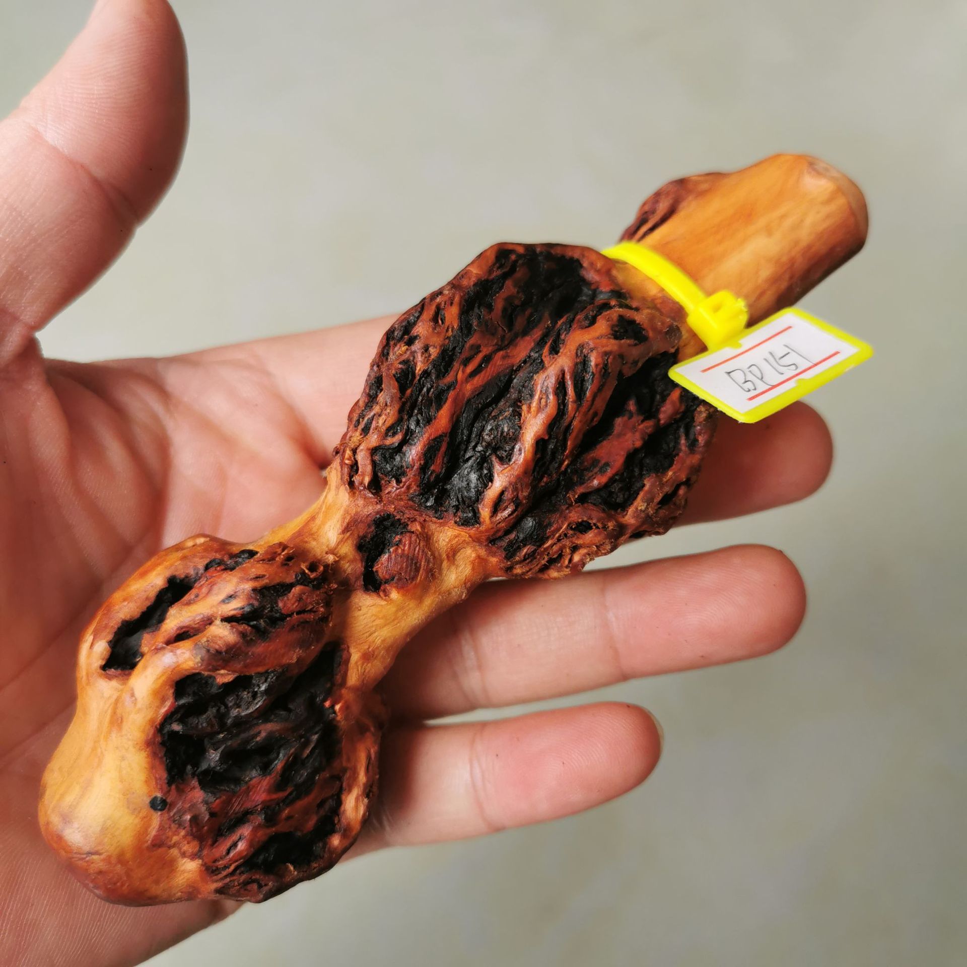 黑果木手把件把玩盘玩小物件天然树瘤