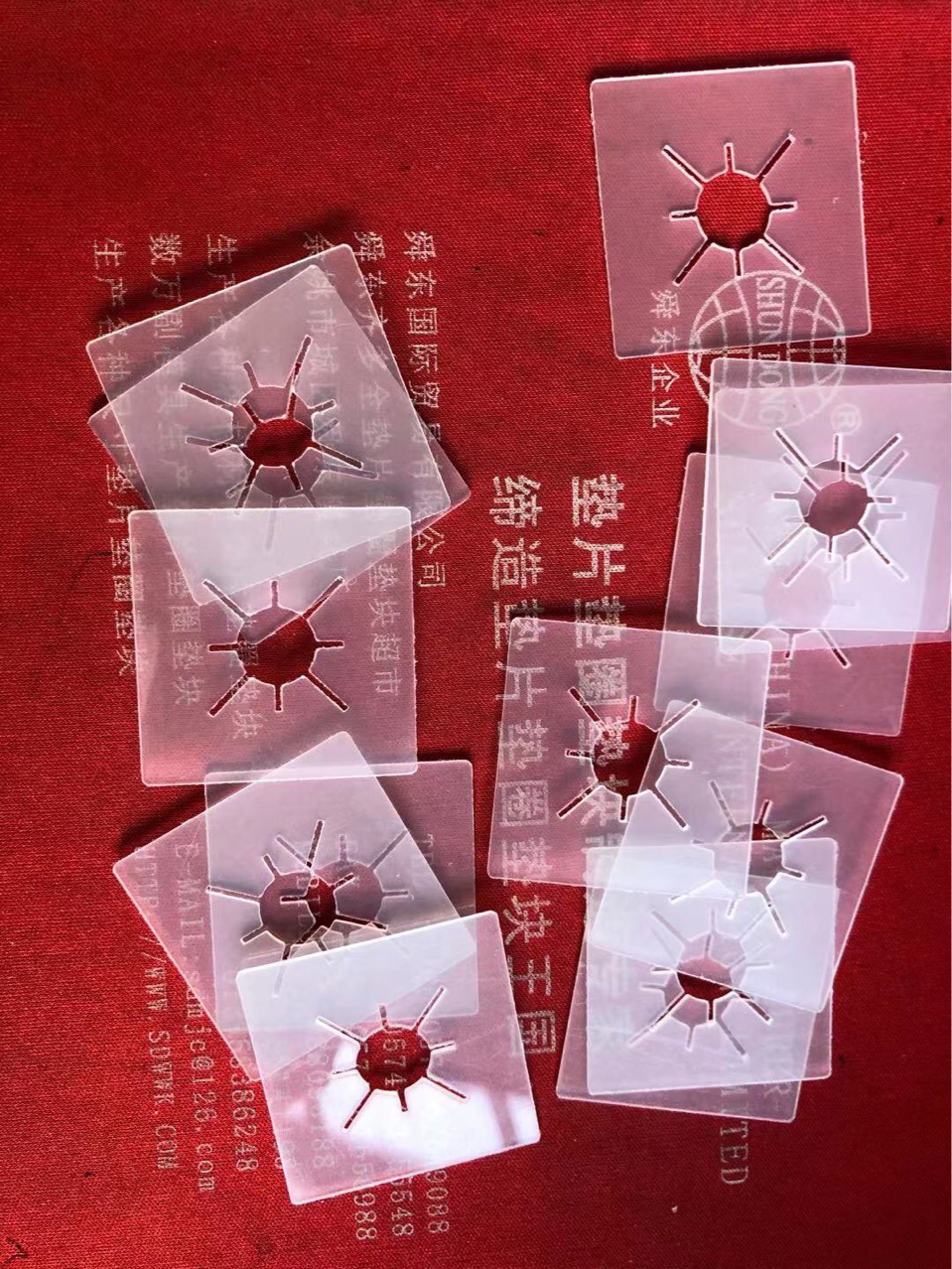 塑料卡块 尼龙透薄塑料卡块 螺丝钉固定卡圈