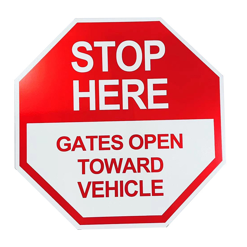 外贸警示牌定做英文标识牌反光提示牌交通指路牌非洲电力标牌定制