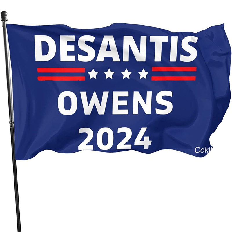 跨境德桑蒂斯选举旗子desantis2024美国总统大选旗帜户外花园旗
