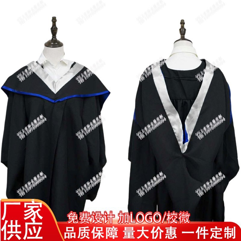 香港浸会大学毕业袍msc硕士服商科hk毕业袍文学学生礼服-阿里巴巴