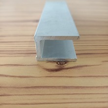 包边铝型材 U型槽 导轨转角型材挤压铝型材 可加工定制 表面处理