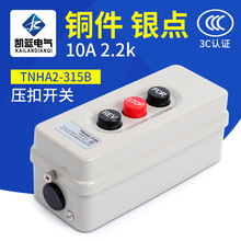 厂家 压扣开关BS-315B动力押扣倒顺停互锁按钮开关启动500V 2.2KW