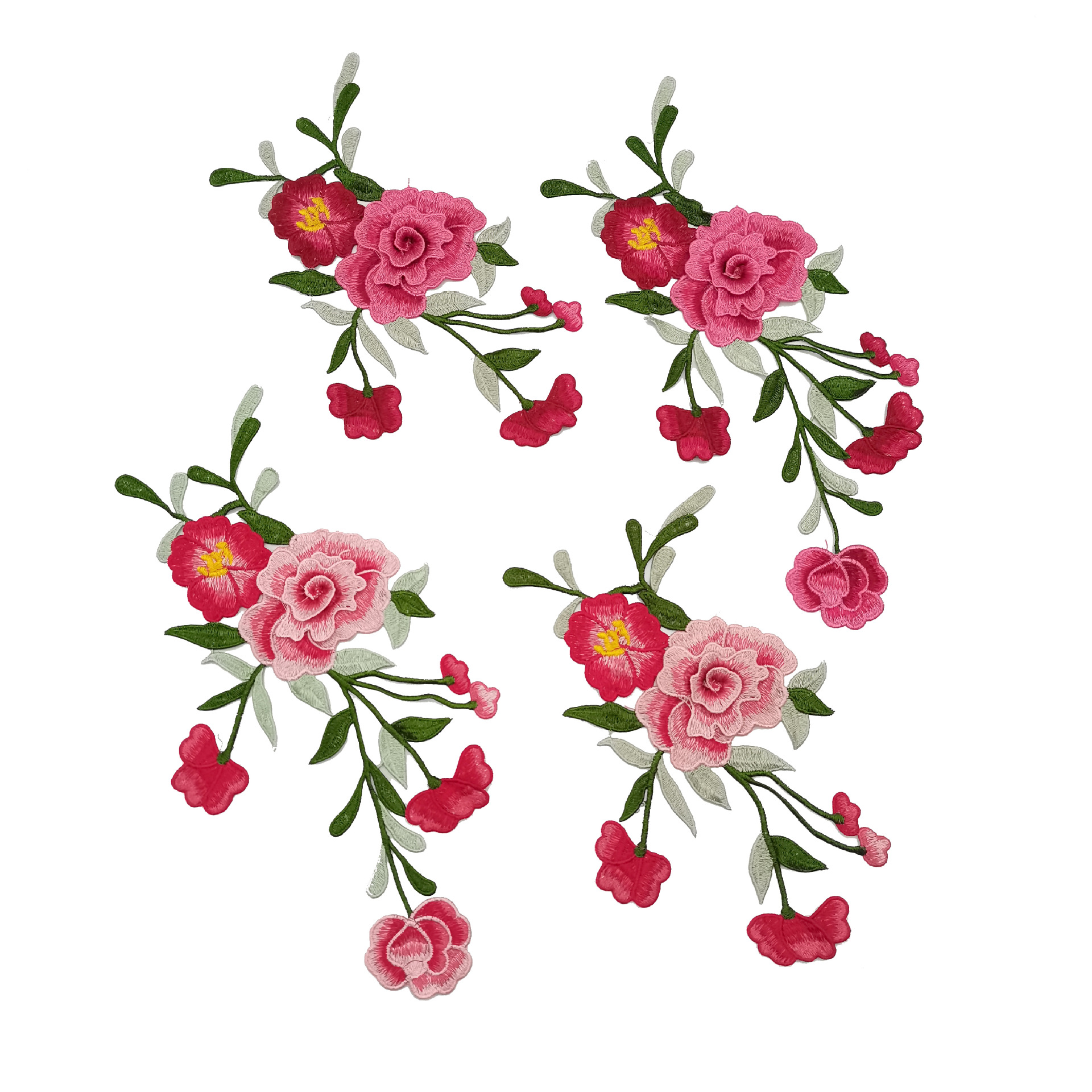 清新刺绣水溶小花朵 复古旗袍女孩内衣辅料 中国风服饰配料批发