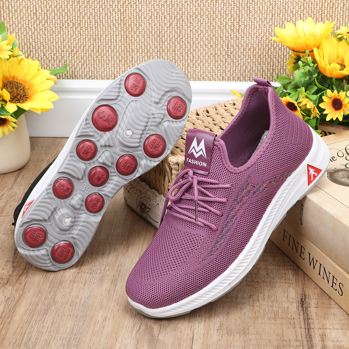 7万双春秋款男女中老年健步鞋妈妈鞋地摊赶集夜市展销会会销货源批发