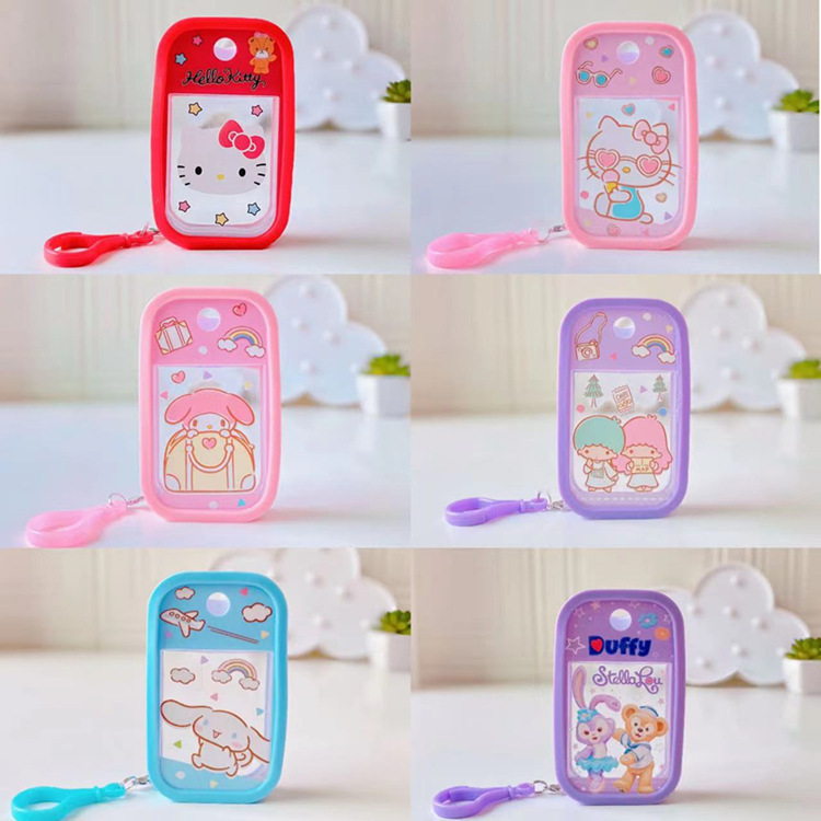 Sanrio Clow M Perfume Alcohol Portable Spray Bottle Travel Packing Small Empty Bottle Wear Silicone Case Hook