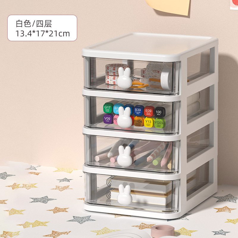 Stationery Storage Box Desktop Ins Drawer Finishing Box Cabinet Office Storage Hair Accessories Small Sundries Rack