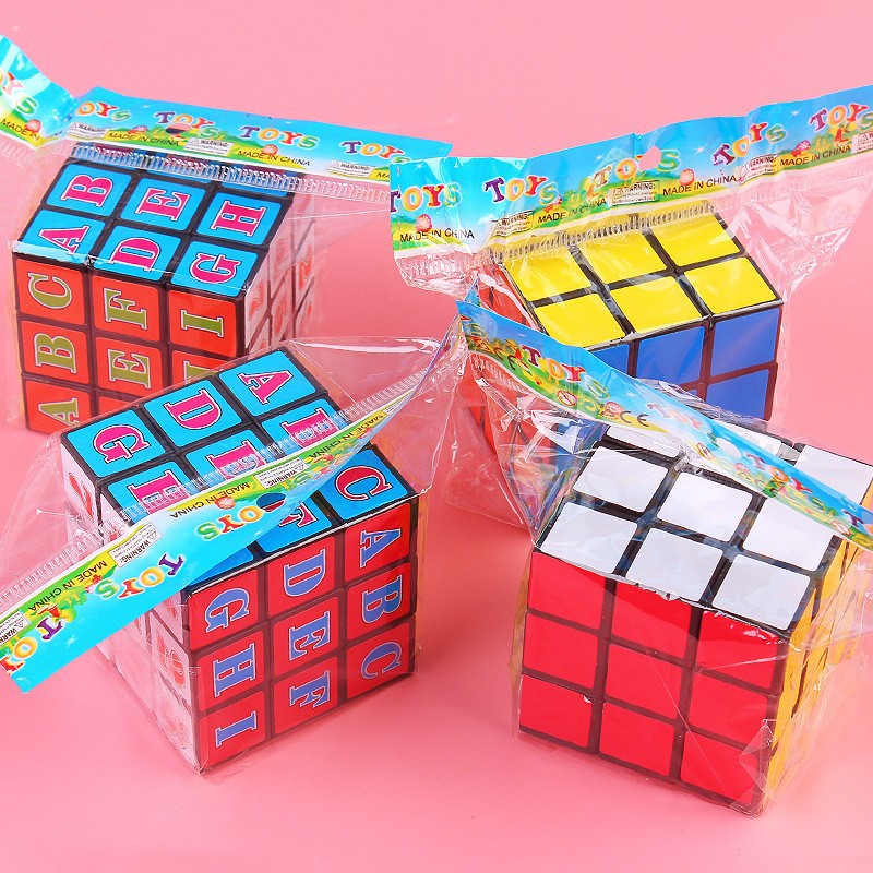Third-Order Rubik's Cube Intelligence Decompression Educational Toys Student Prizes Push Small Gifts Children Christmas