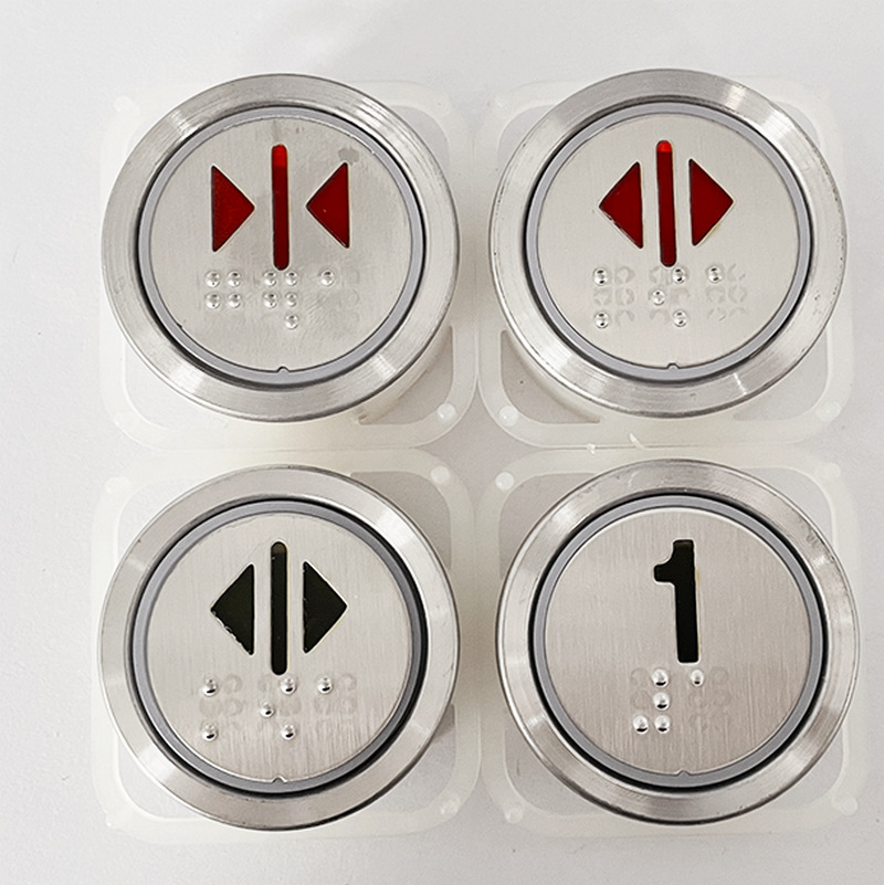 蒂森电梯按钮ba21g g01ba21g dc24v a4n101577圆形电梯货梯配件