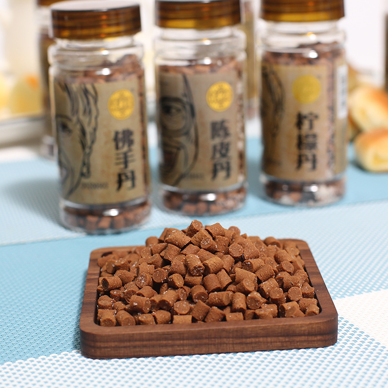 泉利堂陈皮丹佛手丹柠檬丹果丹皮咸金枣整盒10瓶儿时的味道零食品