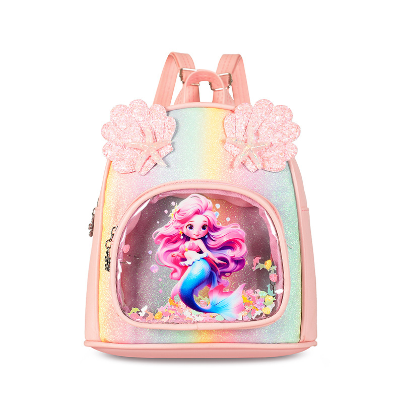 Children's Bag New Little Girl Backpack Cute Princess Sequined Korean Style Backpack Mini Bag Kindergarten Schoolbag