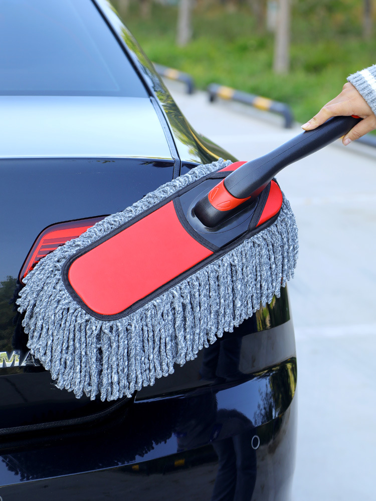 擦汽车刷子除尘掸子蜡刷扫灰扫雪车用清洁刷软毛工具洗车擦车神器
