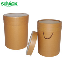 25kg产品包装纸桶 带有un证书 gallon加仑桶 60L全牛皮纸圆桶