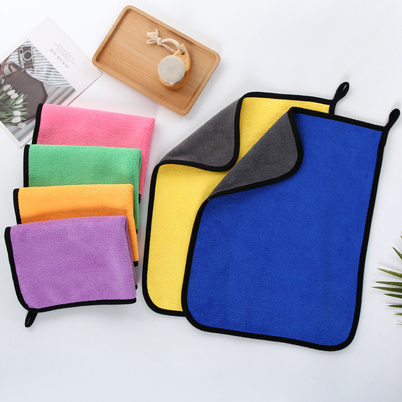 9万条批发南韩巾仿麂皮韩国擦车巾擦玻璃鹿皮巾纤维吸水清洁毛巾￥3.