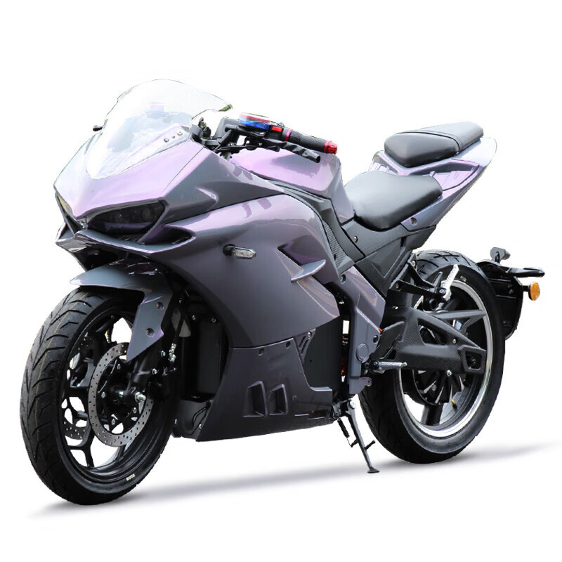 杜卡迪款蛟龙电动摩托车跑车大型宽胎单摇臂趴赛高速电瓶街车电摩