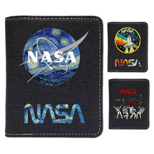 NASA联名美国航空局青年钱包男学生潮牌创意个性欧美钱夹短款儿童