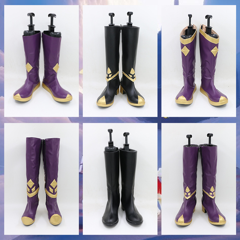sky光遇光之后裔季先祖凛冬季cosplay鞋定做霞谷长老cos骑士鞋