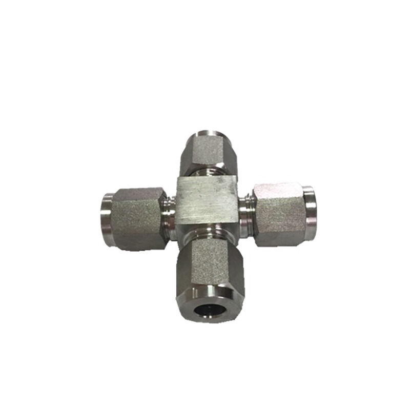厂家定制卡套直通终端接头焊接式三通中间接头不锈钢弯通异径接头