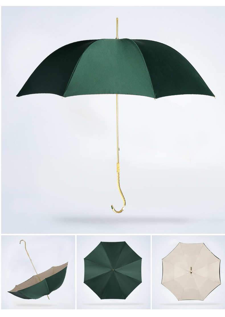 葩纱蒂真双层花卉直柄伞男女弯钩玲珑球晴雨两用伞礼盒装一件代发