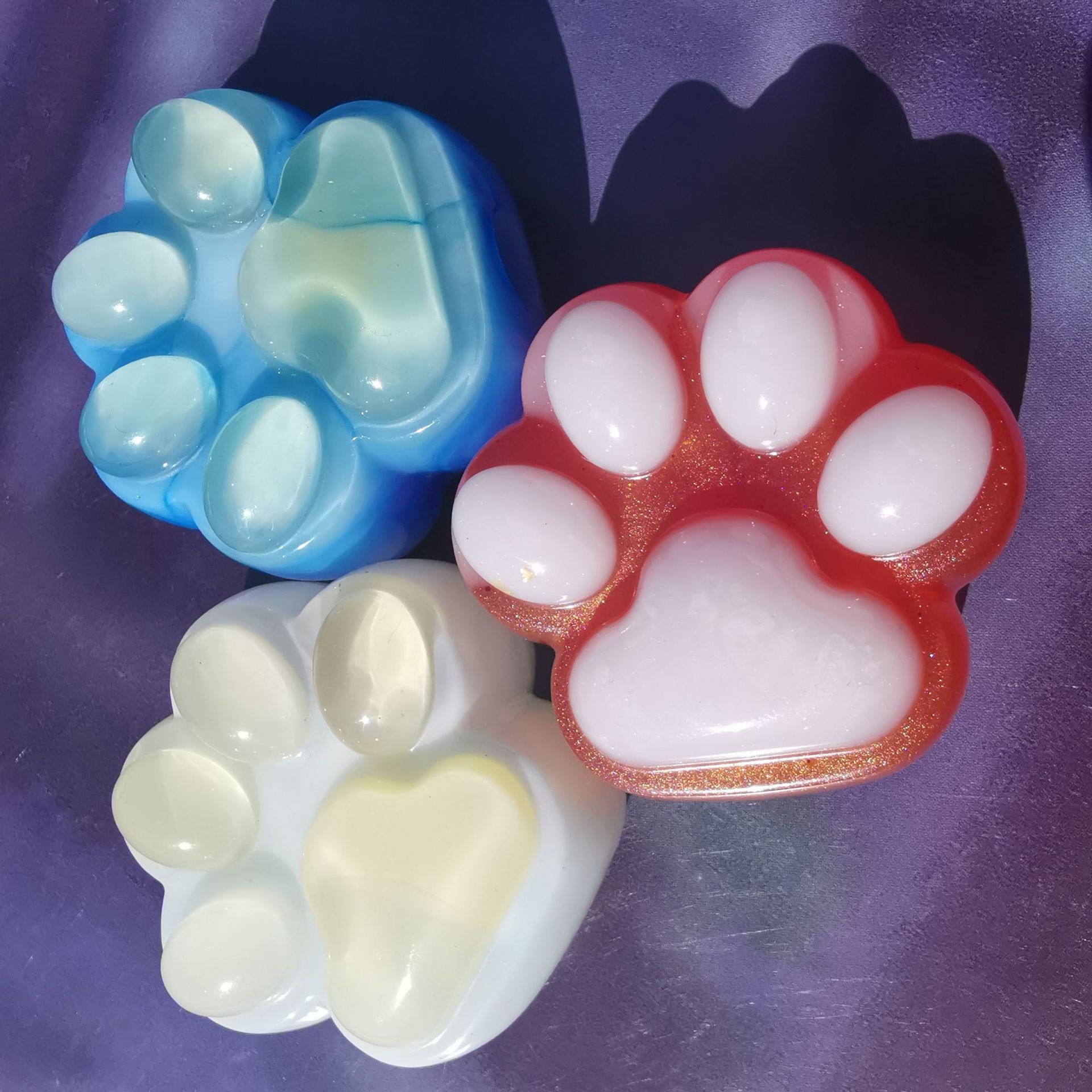 可爱猫爪树脂猫掌diy配件卡通书包挂件女生礼物